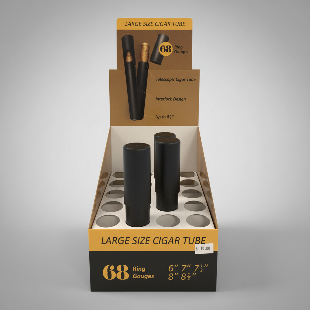 Telescopic PVC Cigar Tube