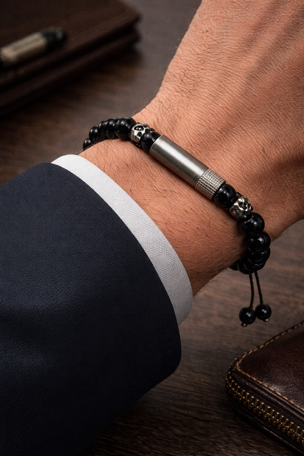 Cigar Adjustable Punch Bracelet