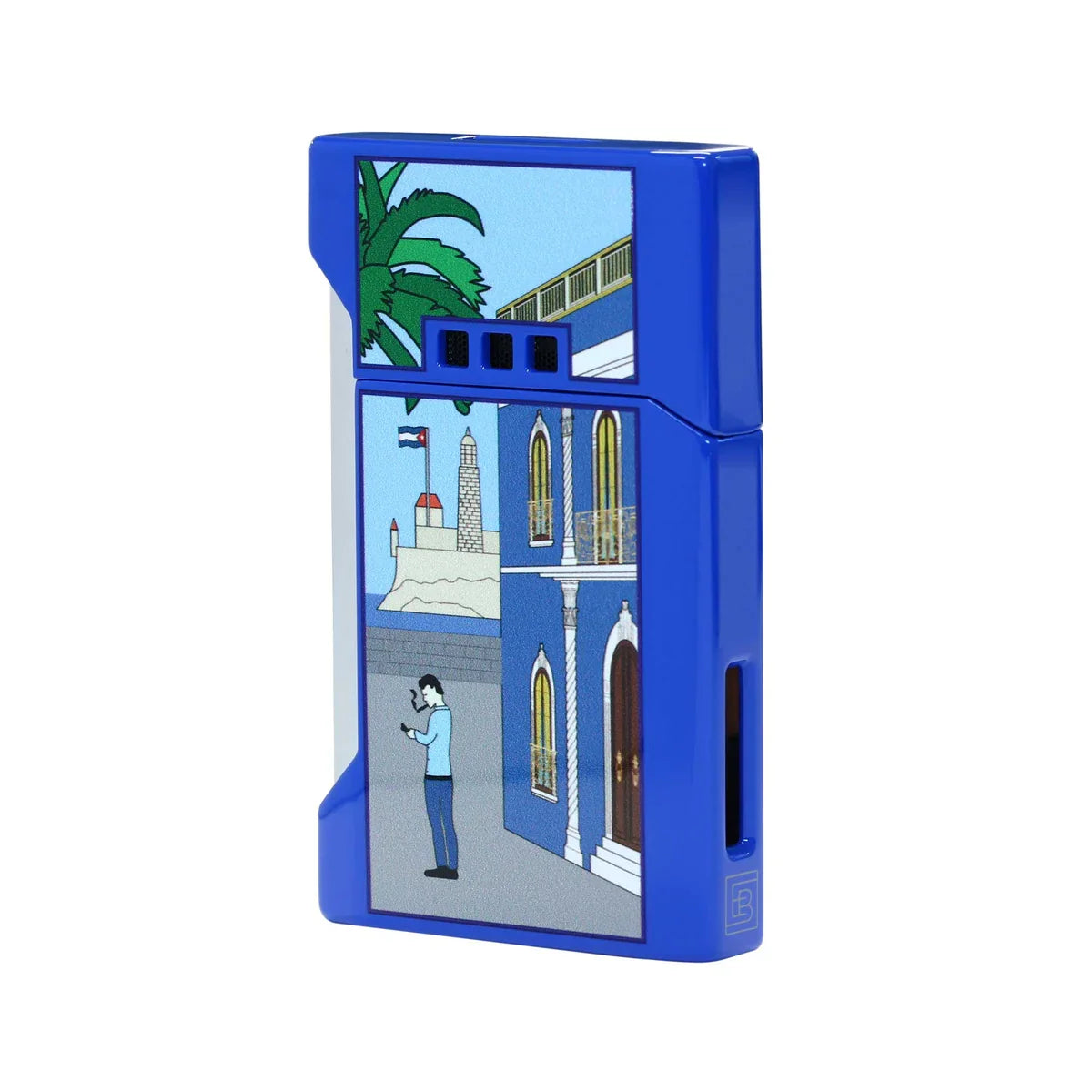 Elie Bleu - J12 Lighter Flat Flame Blue Carousel