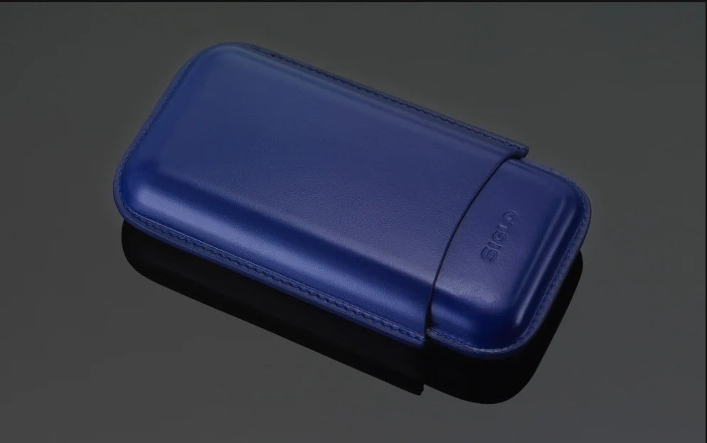 Siglo Leather Three Cigar Case