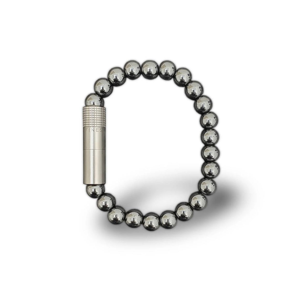 Cigar Punch Bracelet - Hematite , By Les Fines Lames - CIGAR VAULT