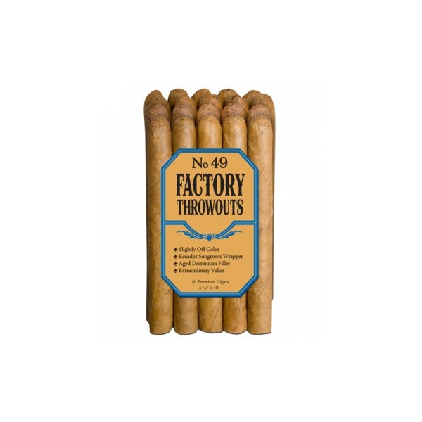 Factory Throwouts No. 49 Natural - CIGAR VAULT