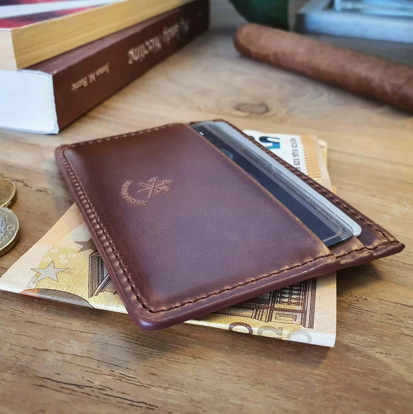 Leather Card Holder - CIGAR VAULT