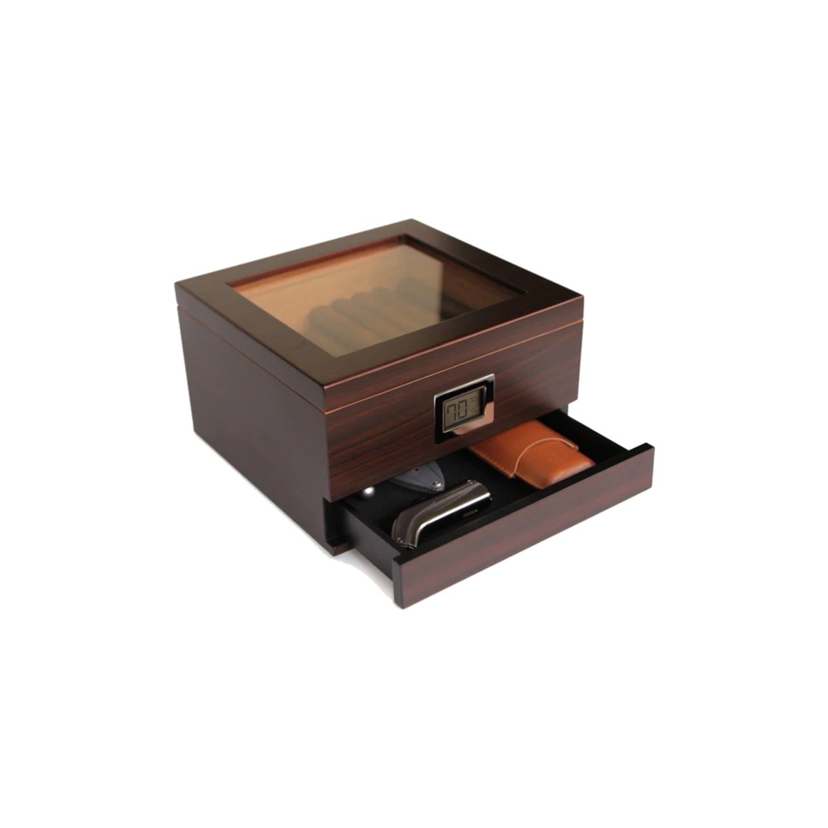 Renzo Glass Top Humidor
