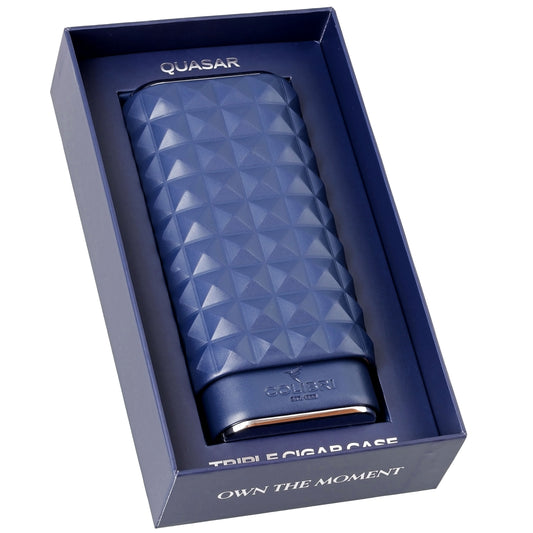 Colibri Cigar Case- The Quasar Triple Cigar Case