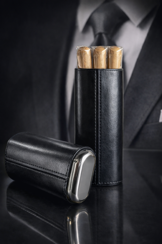 Metal Top Cigar Case