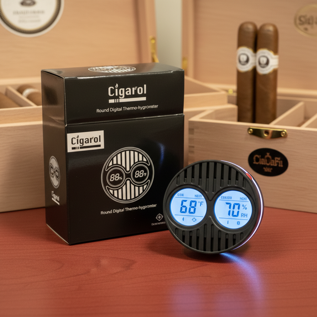 Cigarol Roung Digital Thermo-hygrometer
