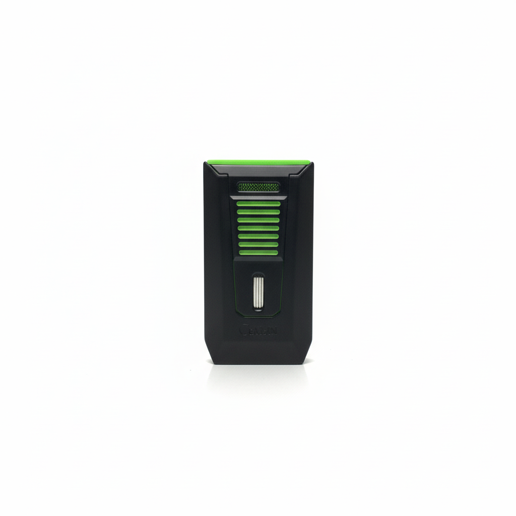The Colibri Slide Lighter + Cigar Punch