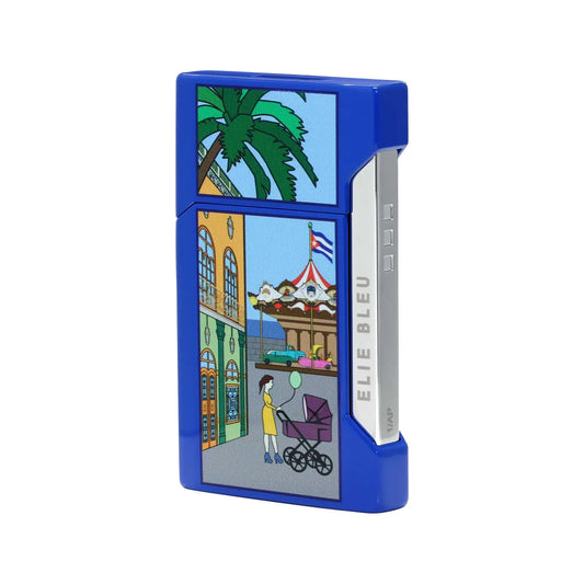 Elie Bleu - J12 Lighter Flat Flame Blue Carousel