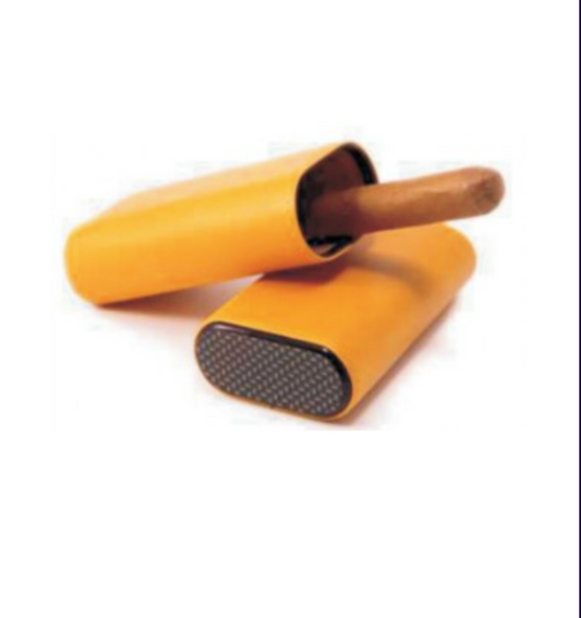 Yellow Cigar Case