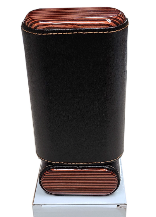 Cigar Case Cedar Lined with Wood Top - Large