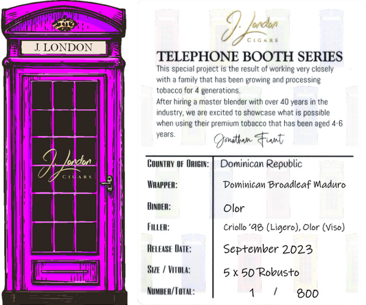 J London Pink Telephone Booth Robusto
