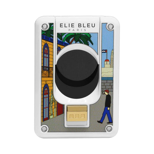 Elie Bleu - C4 Cigar Cutter Casa C - a Black Blade White Lacquer