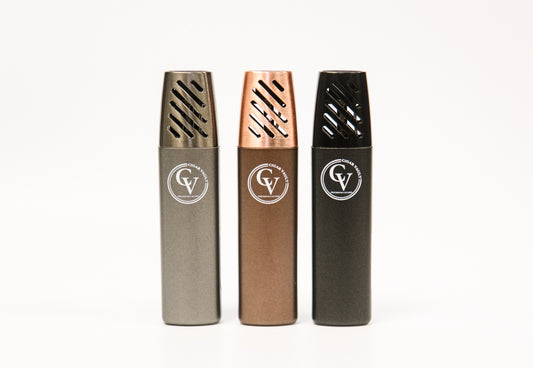 Wind-Resistant Dual Torch Cigar Lighter