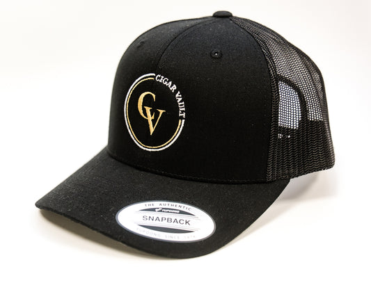 Cigar Vault Embroidered Snapback Cap