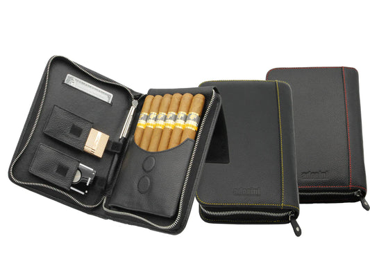 adorini Leather Cigar Bag