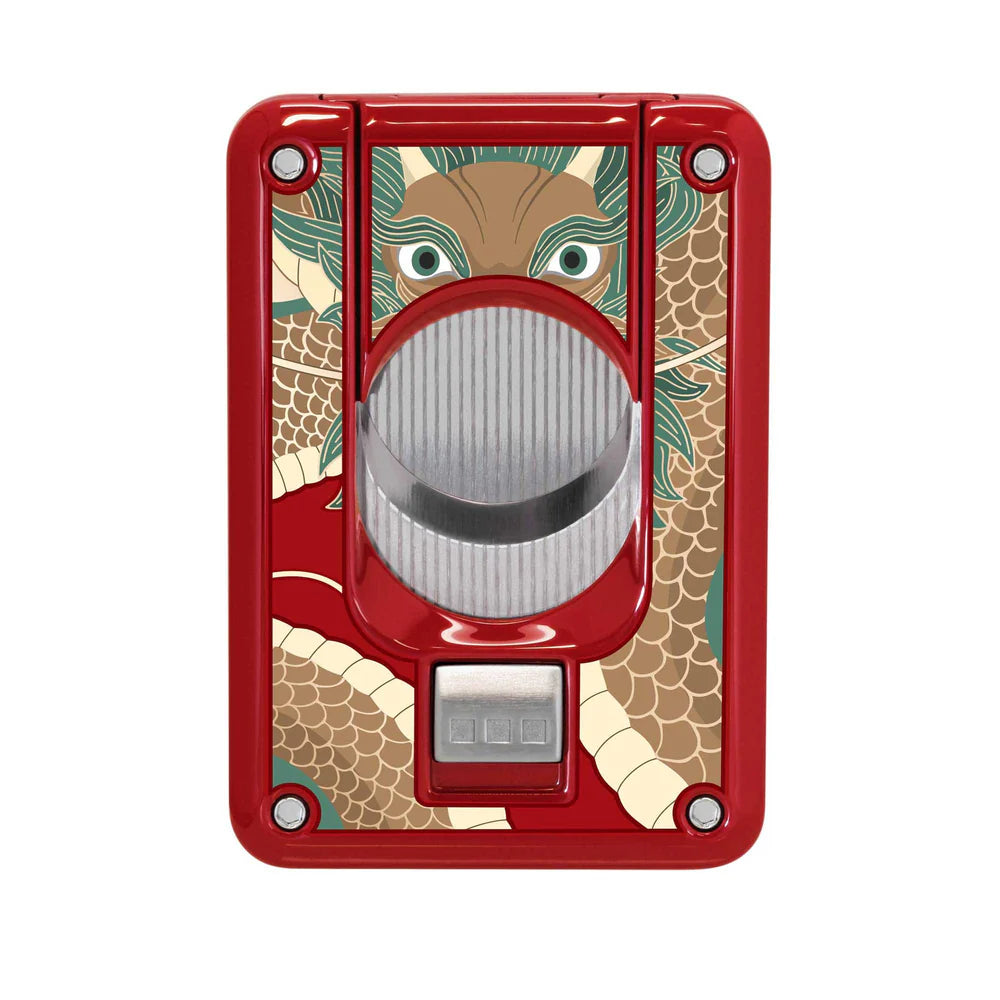 Elie Bleu - C4 Cigar Cutter - Dragon Red Lacquer Ltd. Ed