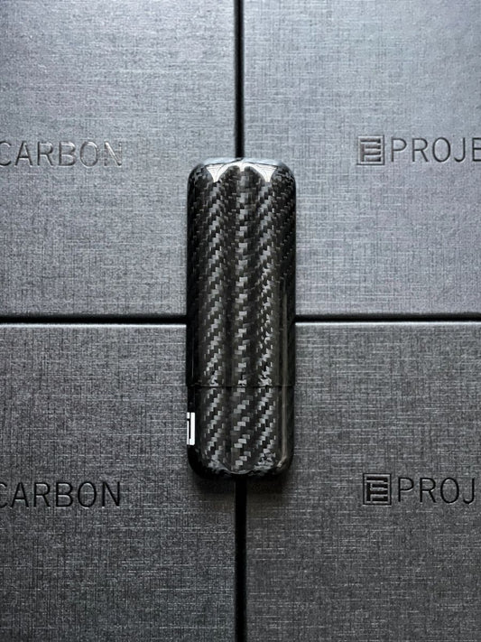 Project Carbon 4K Real Carbon Fiber 2 Finger Case