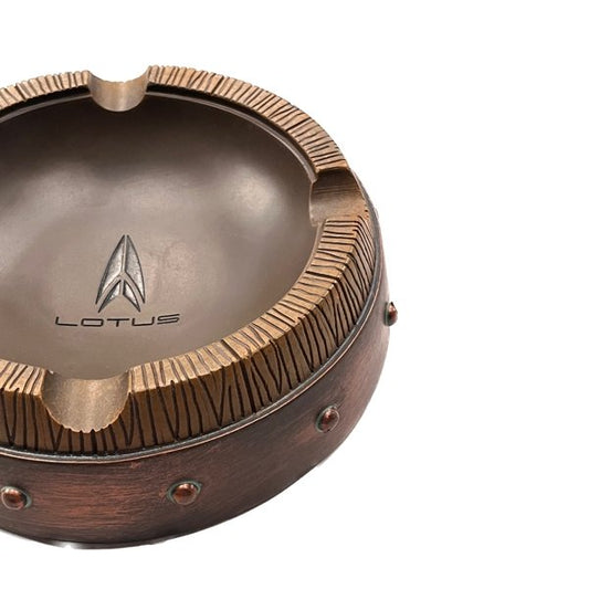 Lotus Barrel Ashtray - CIGAR VAULT