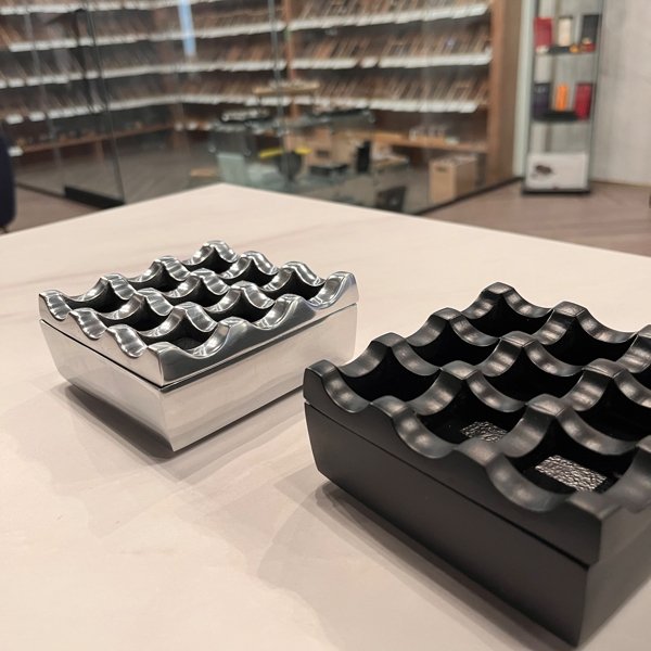 MINI grid square ashtray - CIGAR VAULT