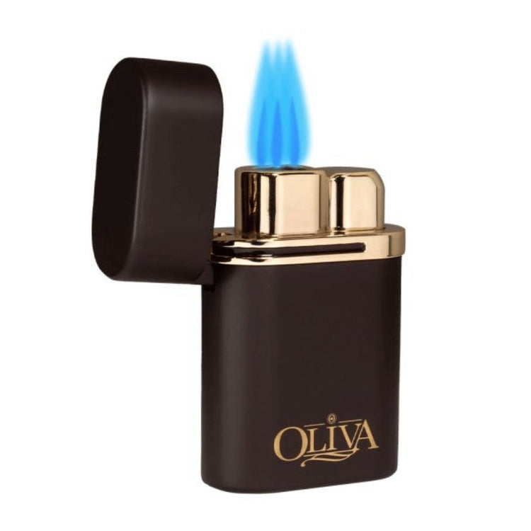 Oliva Triple Torch Tabletop Lighter CIGAR VAULT